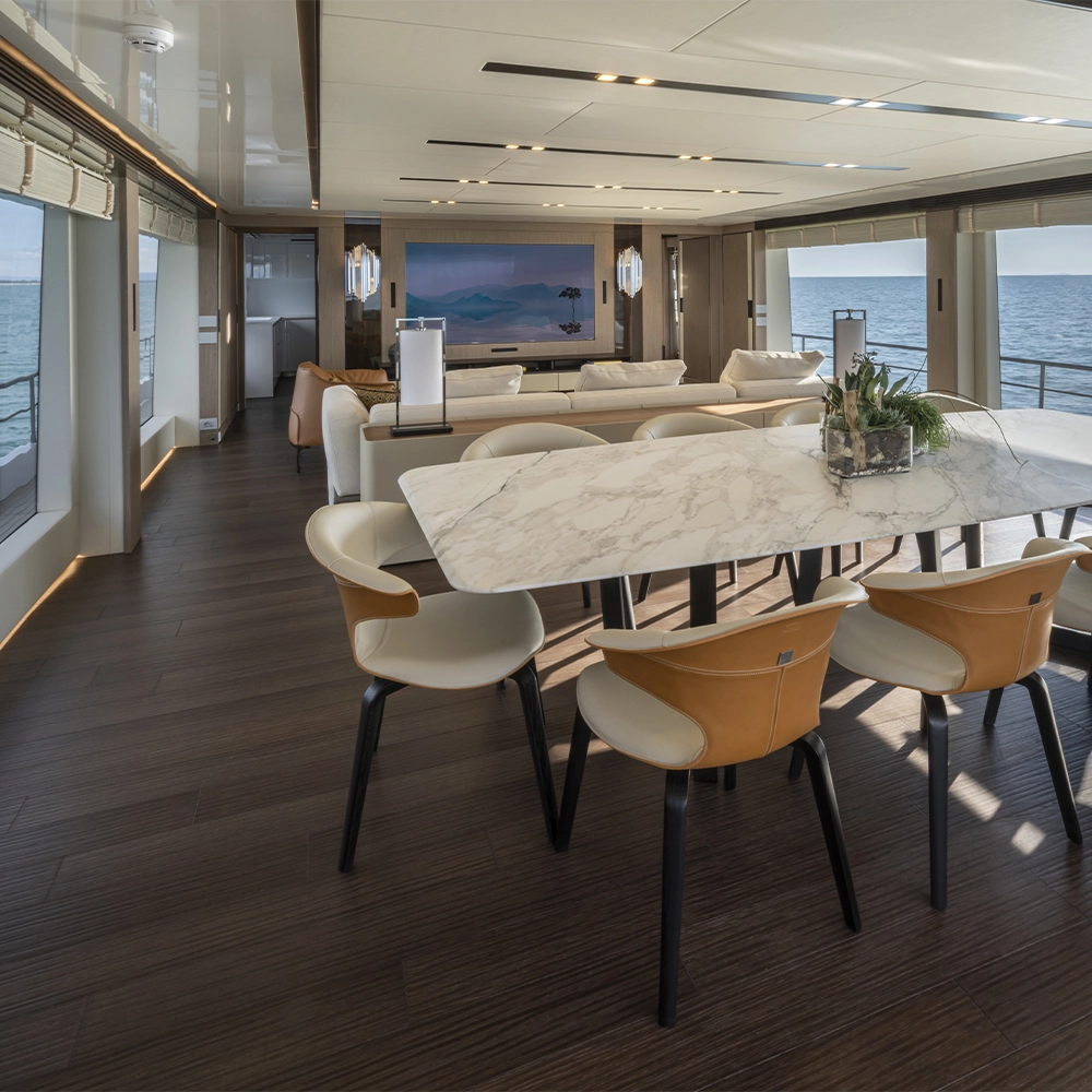 Yatch with K Array sound system
